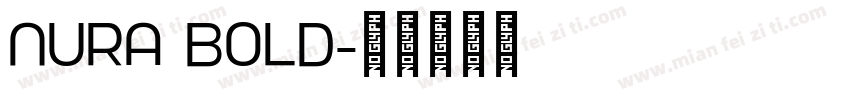 Nura Bold字体转换